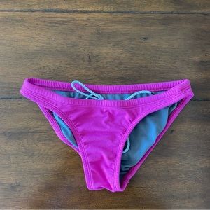 Jolyn Bright Pink Bali Bikini Bottoms Size XS